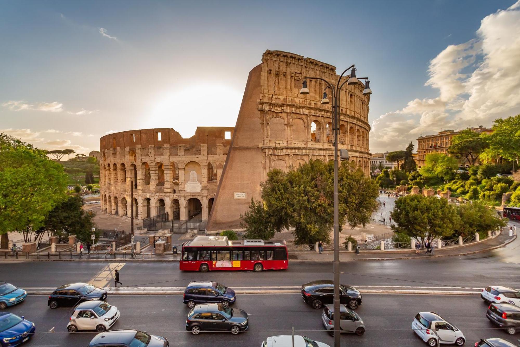 Iconic Apartment With Unique Colosseum View Rom Exterior foto